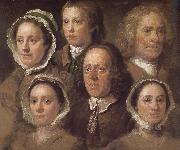 William Hogarth Hogarth s six servants oil painting reproduction